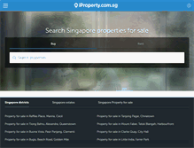 Tablet Screenshot of iproperty.com.sg